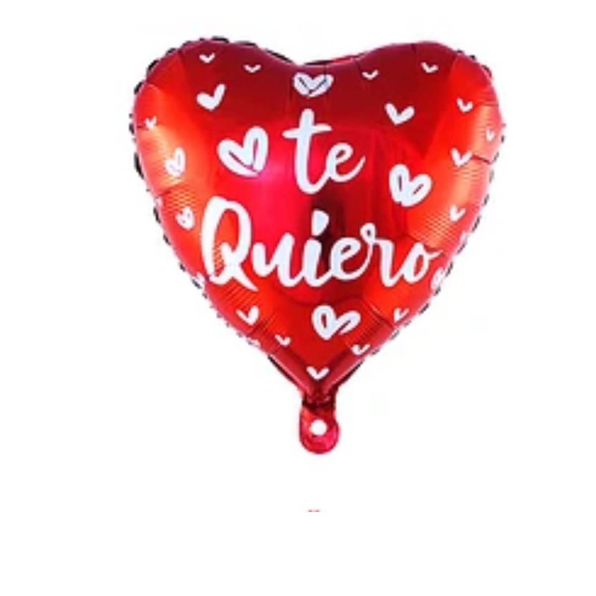 GENERICO - Globo metálico corazón rojo te quiero 45cm