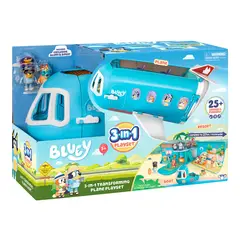 BLUEY - Set De Juego 3 En 1 Con Figuras Accesorios Y Sonido