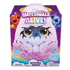 HATCHIMALS - Mascota Interactiva Draggle Niebla Luces Y Sonido