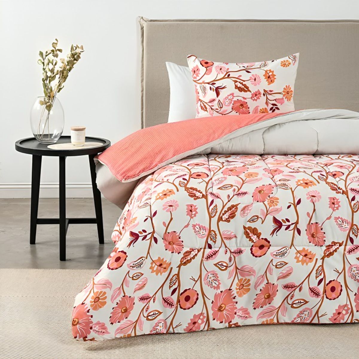 AMERICAN FAMILY - Plumón Estampado 1.5 Plazas  Tropico  American Family by Cannon