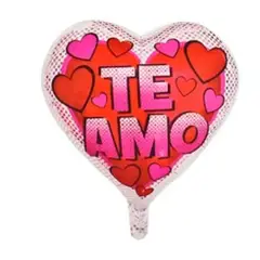 GENERICO - Globo metálico corazón te amo