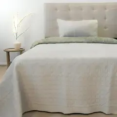 DORAL - Quilt Hotpress Viena Con Sherpa 2.5 Plazas Arena