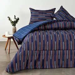 AMERICAN FAMILY - Plumón Estampado 2 Plazas Trazo by Cannon