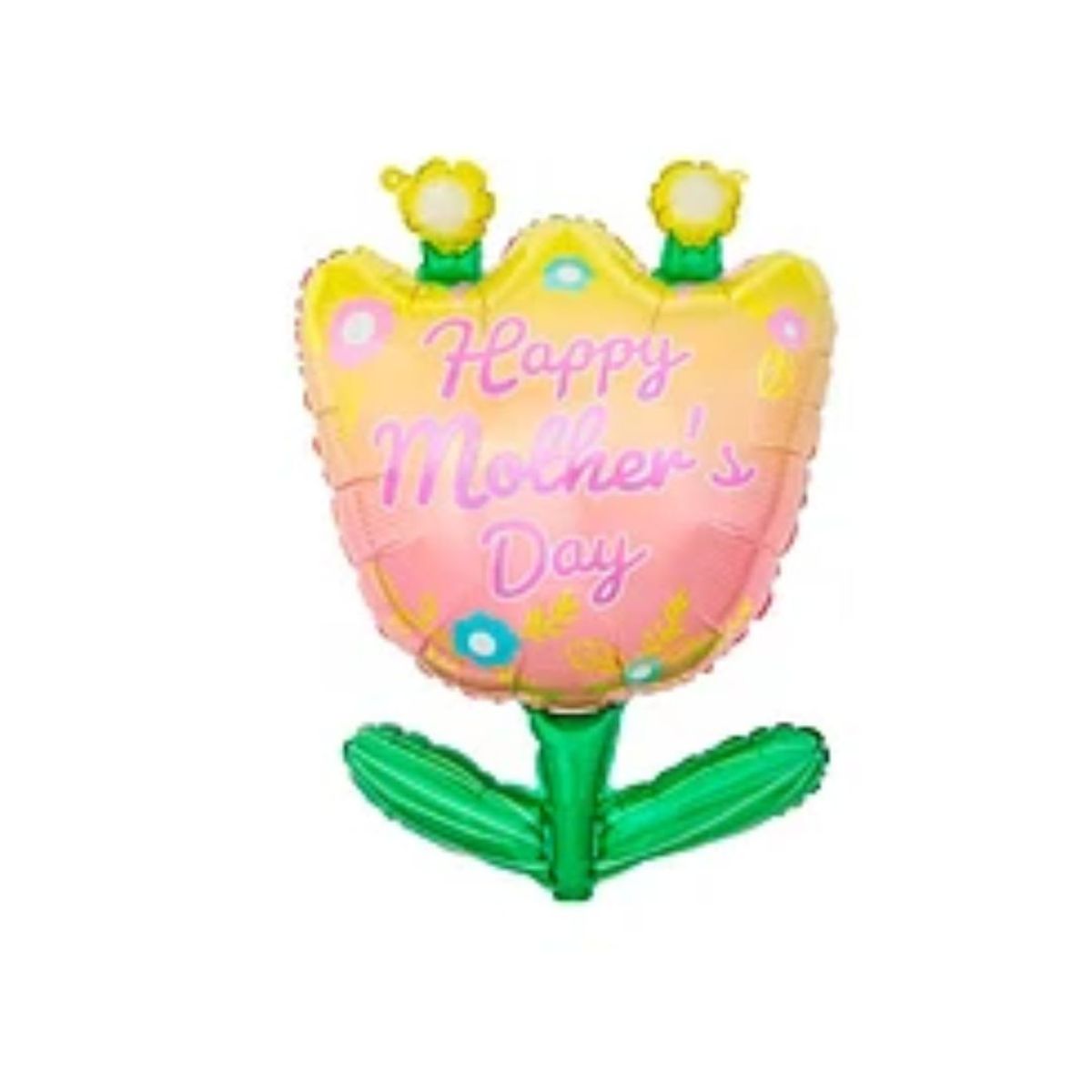 GENERICO - Globo metálico en forma de flor del día de la madre 85cm