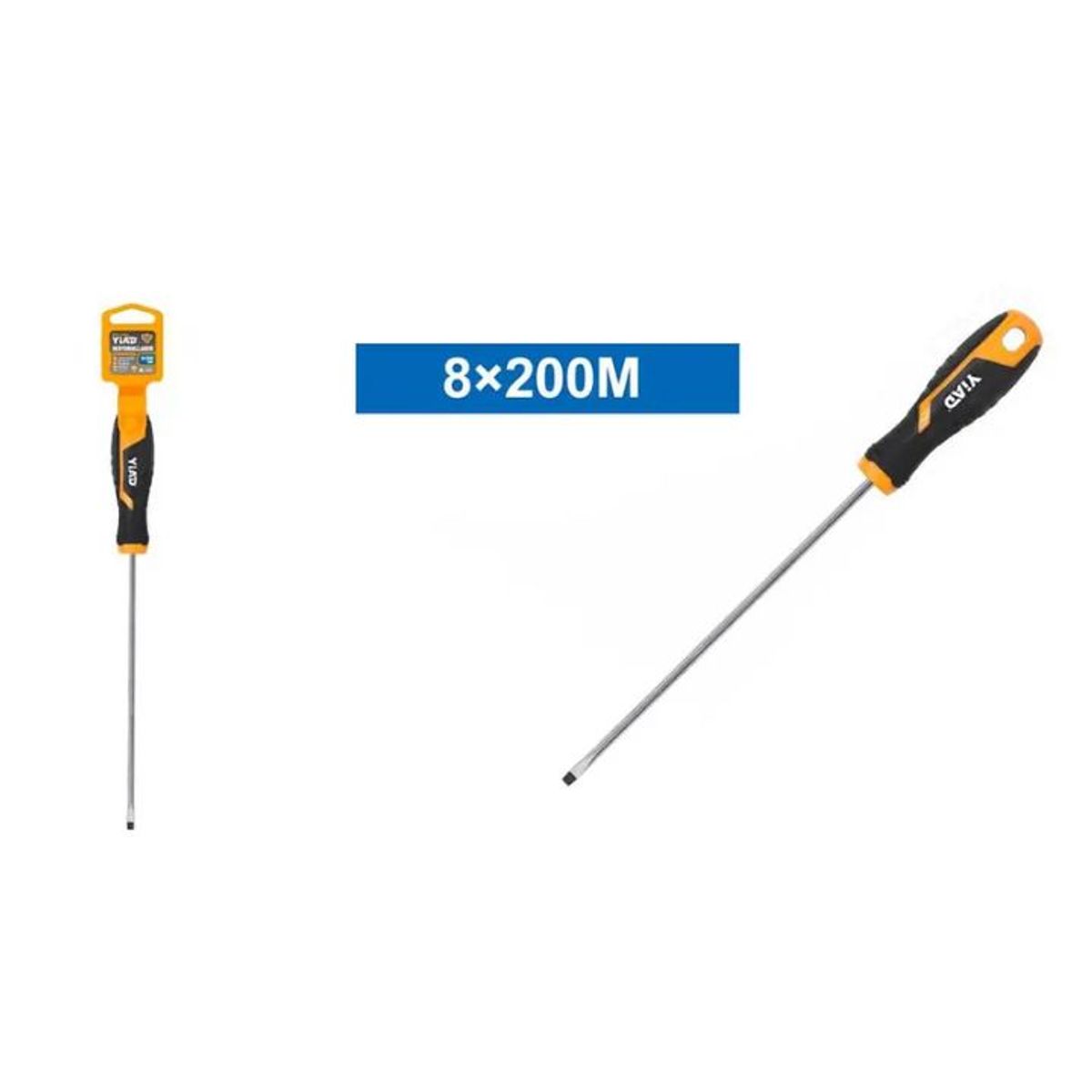 GENERICO - DESTORNILLADOR PUNTA PALETA MAGNETICO 8X200MM