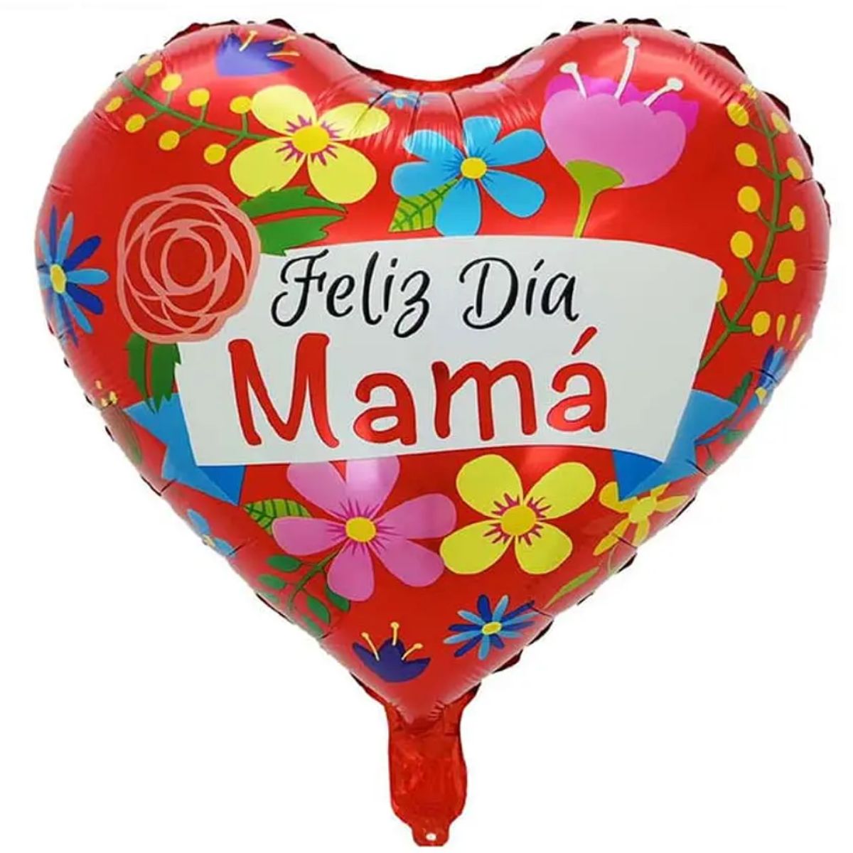 GENERICO - Set 4 Globos Metalico Dia De Mama 45 Cm Felicidades Mama