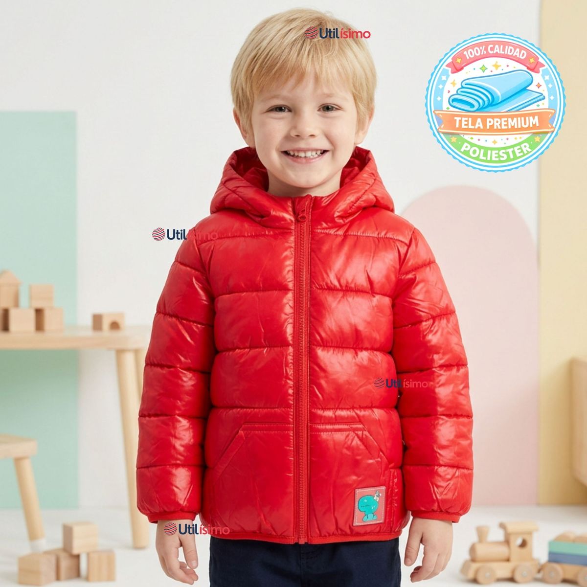 JUMP KIDS - Parka Dinosaurio Con Capucha Manga Larga Niño Jump Kids
