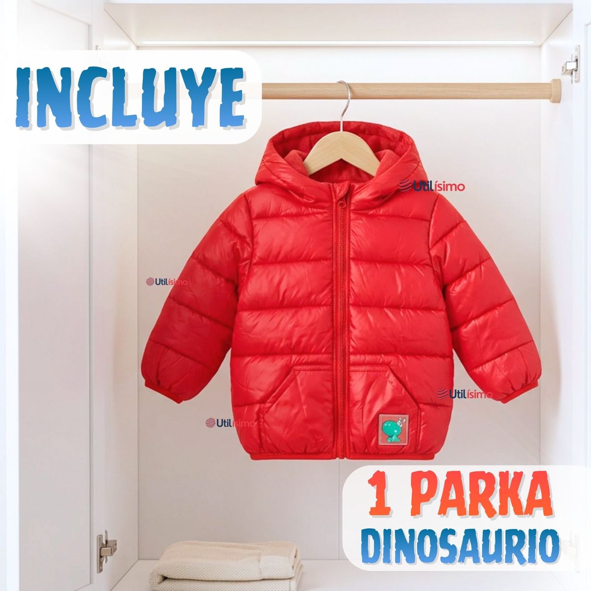 JUMP KIDS - Parka Dinosaurio Con Capucha Manga Larga Niño Jump Kids