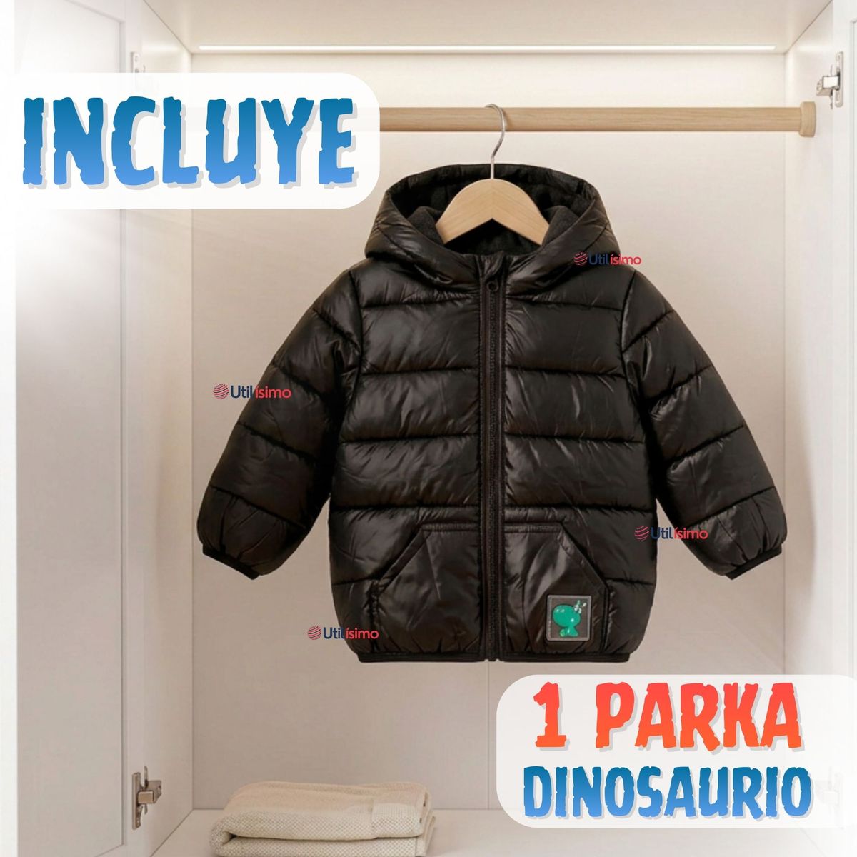 JUMP KIDS - Parka Dinosaurio Con Capucha Manga Larga Niño Jump Kids