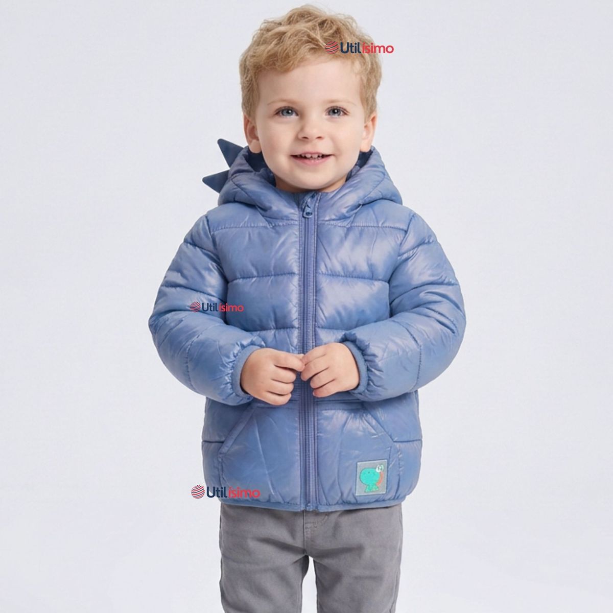 JUMP KIDS - Parka Dinosaurio Con Capucha Manga Larga Niño Jump Kids