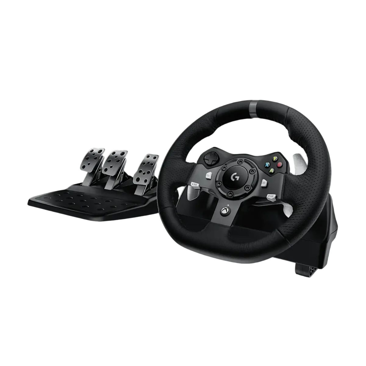 LOGITECH - Logitech G920 Driving Force Volante y Pedales, Force Feedback, 900°, Xbox One Series X S PC, USB