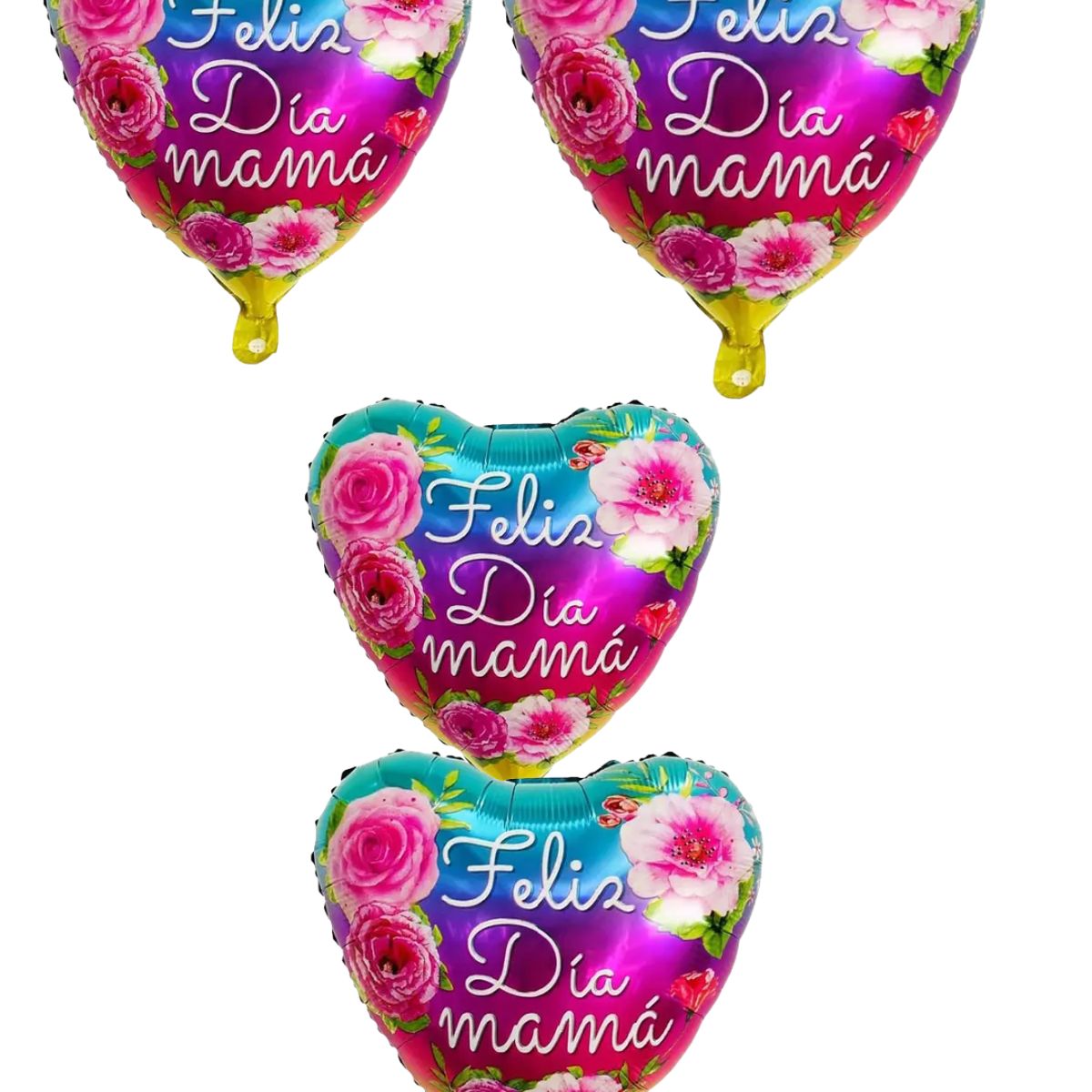 GENERAL TIRE - Set 4 Globos Metalico Dia De Mama 45 Cm Felicidades Mama