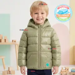 JUMP KIDS - Parka Dinosaurio Con Capucha Manga Larga Niño