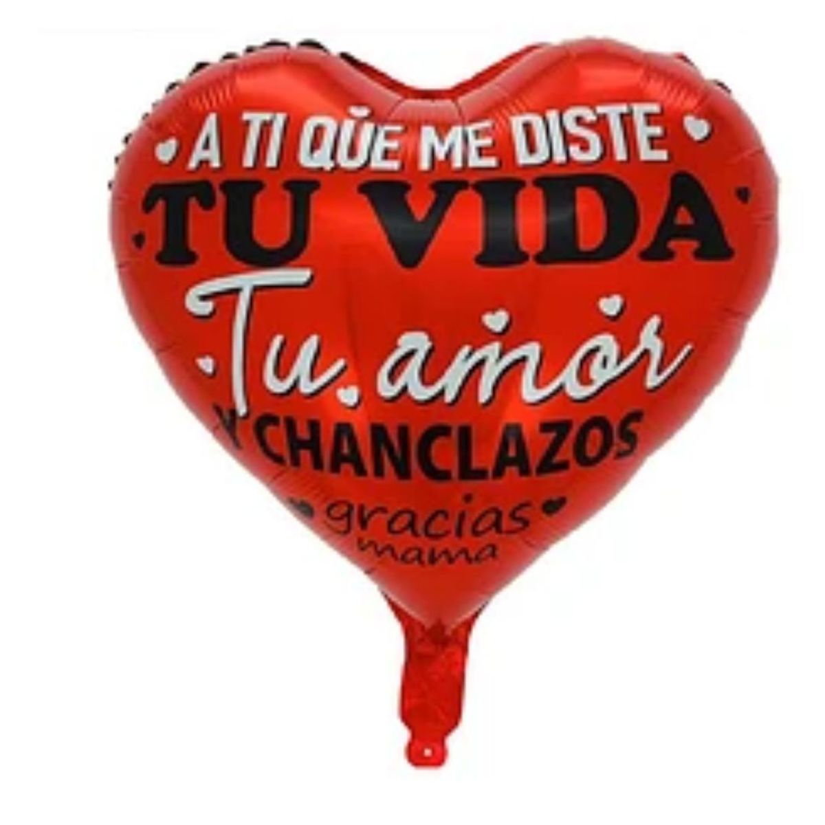 GENERICO - Globo metálico día de la madre rojo serio 45cm