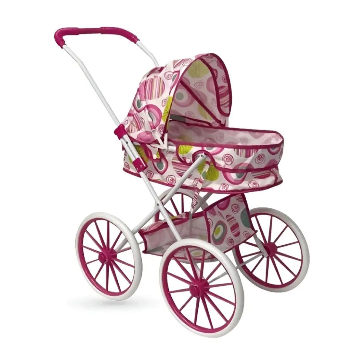GENERICO - Coche Para Muñecas Xl Metálico Rosado Niñas Bebe Juguete BELUG