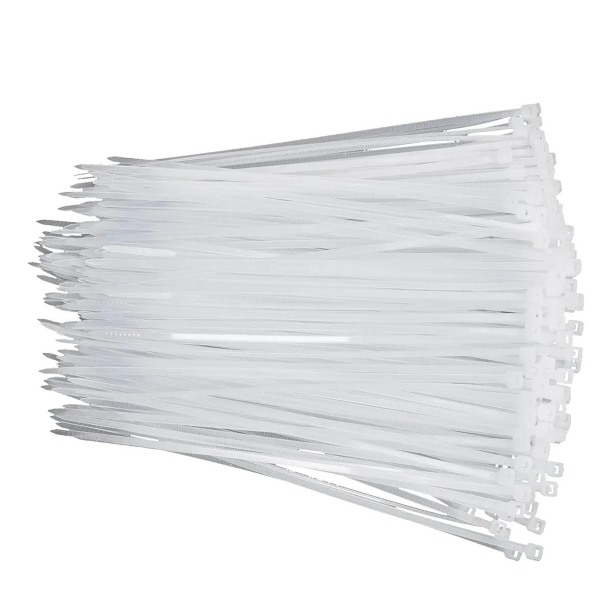 GENERICO - PACK X 3 100 TIRRAP DE NYLON 3.6MM X 300MM COLOR BLANCO