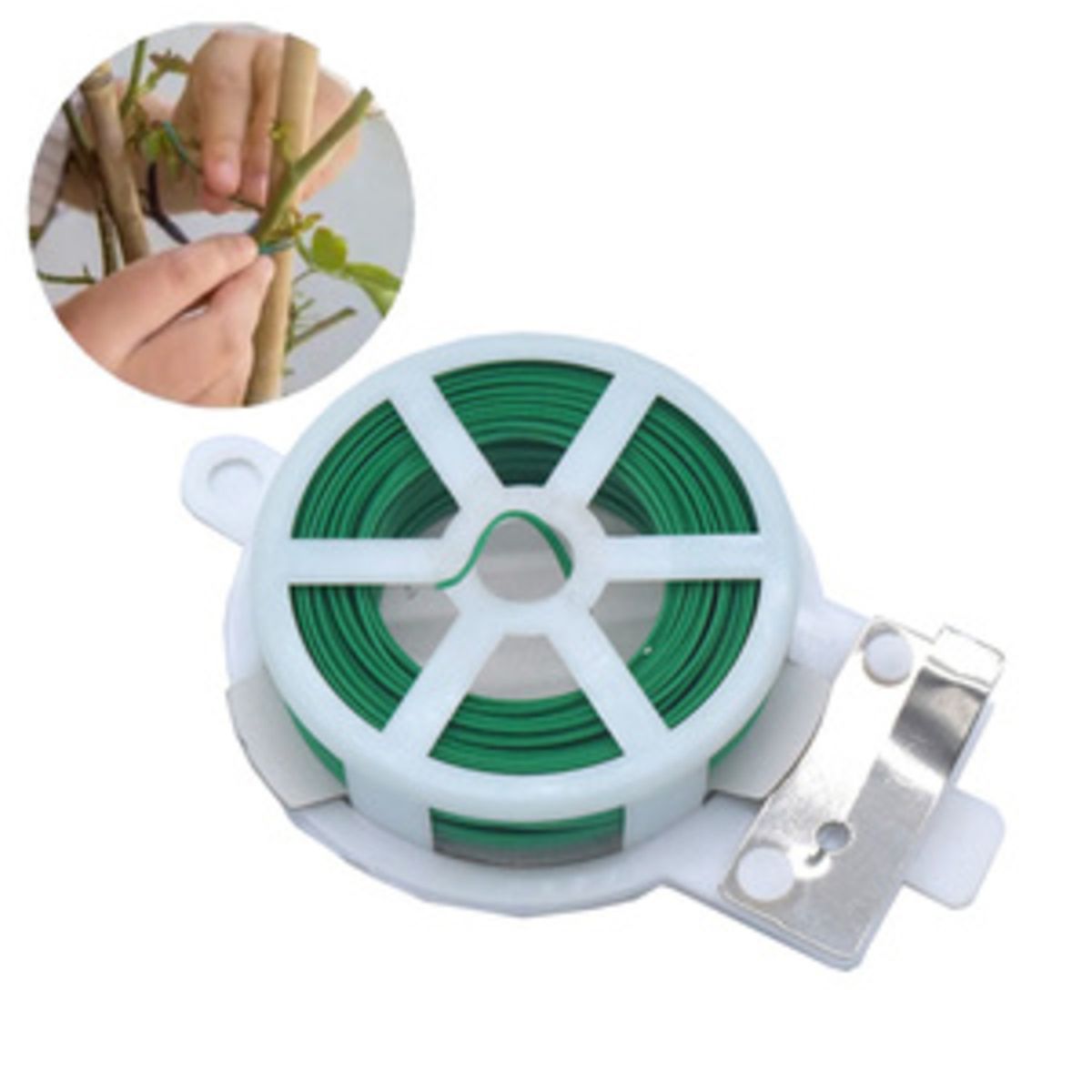 GENERICO - PACK X 4 CINTA DE AMARRE ALAMBRE FORRADO MULTIUSOS 30M