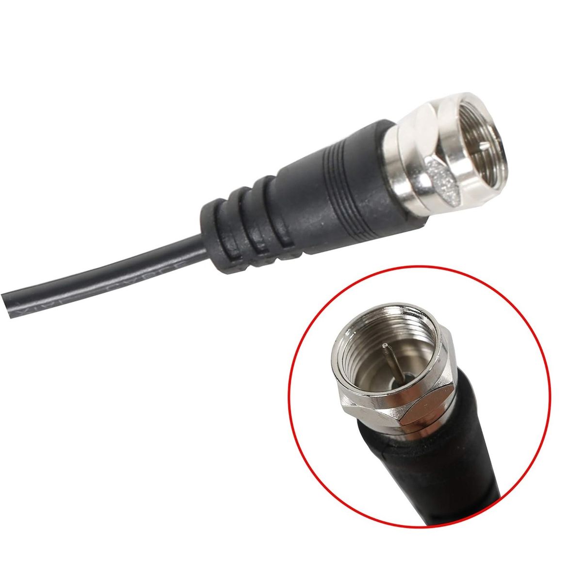 GENERICO - PACK X 3 ANTENA DE TV DIGITAL CON BASE MAGNETICA