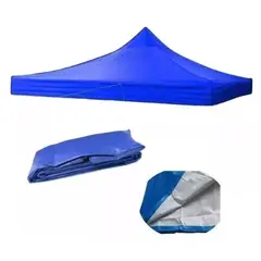 KINDA NICE - Carpa Lona Repuesto Filtro Uv Para Toldo Araña Azulrojo 2x3