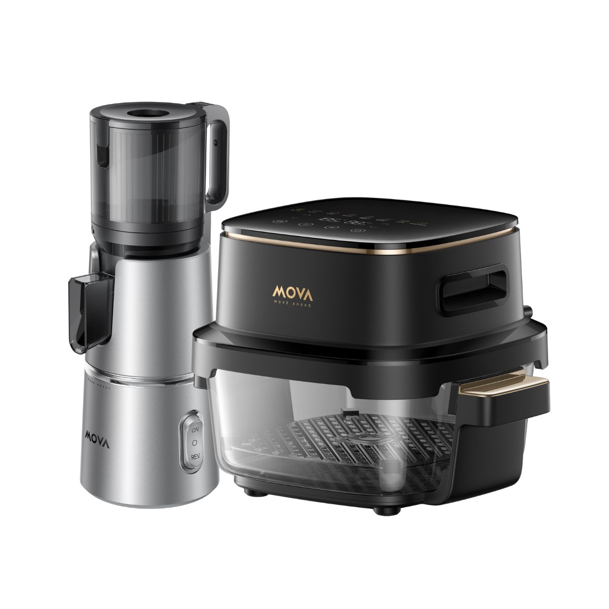 MOVA Slow Juicer SJ10 + Air Fryer AF20 Pro, marca MOVA - Foto Principal