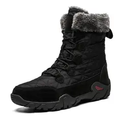 DANWEILE - Botas de nieve unisex ultra cálidas para exteriores Negro