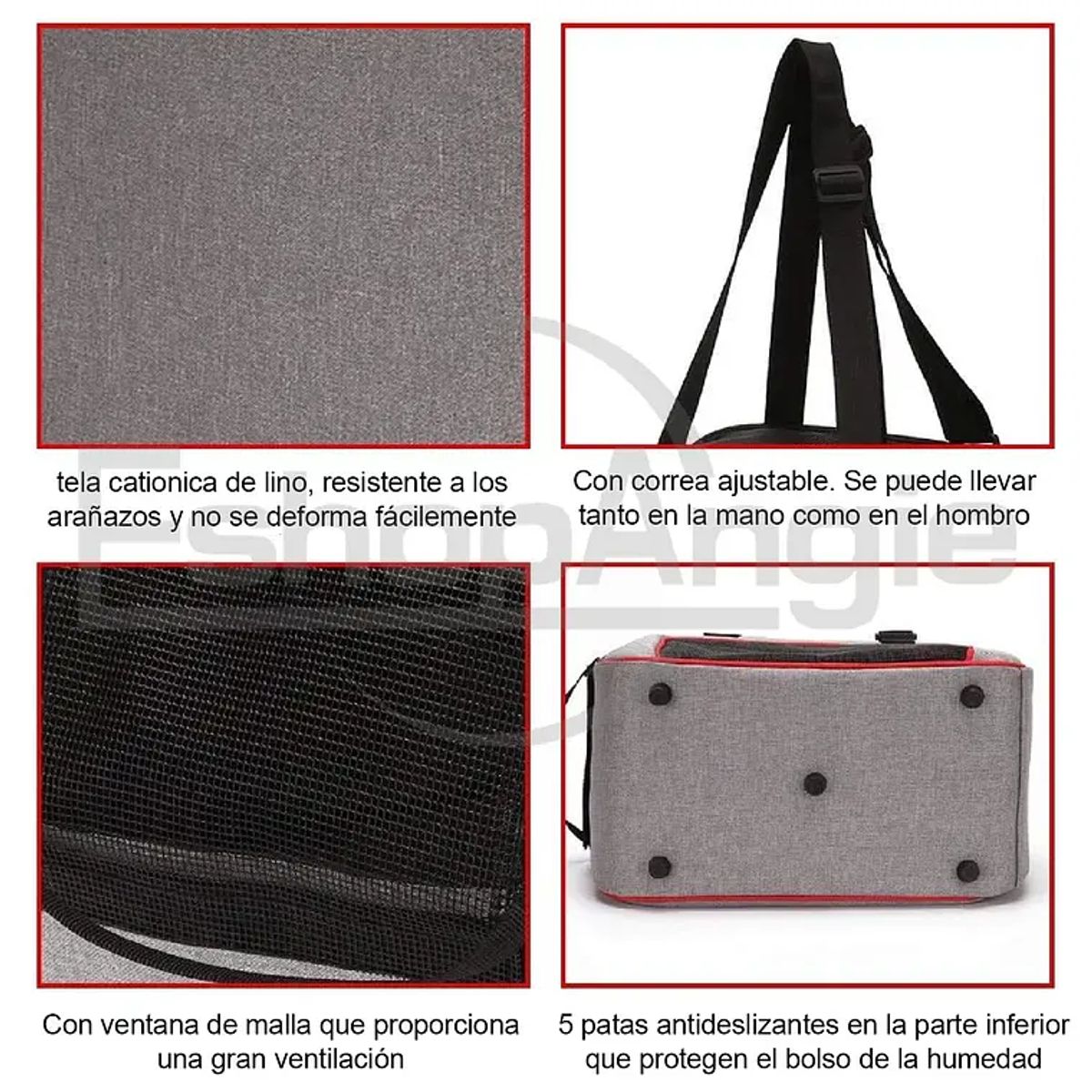GENERICO - Bolso Transportadora Para Perro Y Gato Portátil Plegable