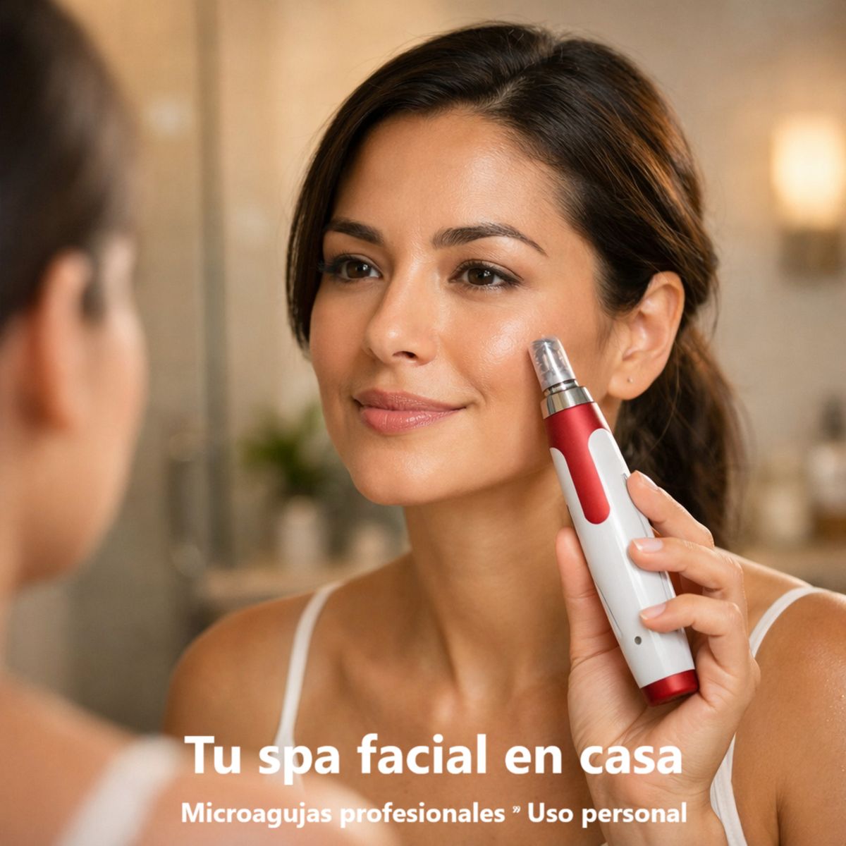 MOVI - Dermapen MyM Auto Microneedle System – Kit Uso Personal con 2 Cartuchos y Cable USB