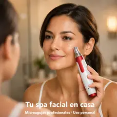 MOVI - Dermapen MyM Auto Microneedle System – Kit Uso Personal con 2 Cartuchos y Cable USB