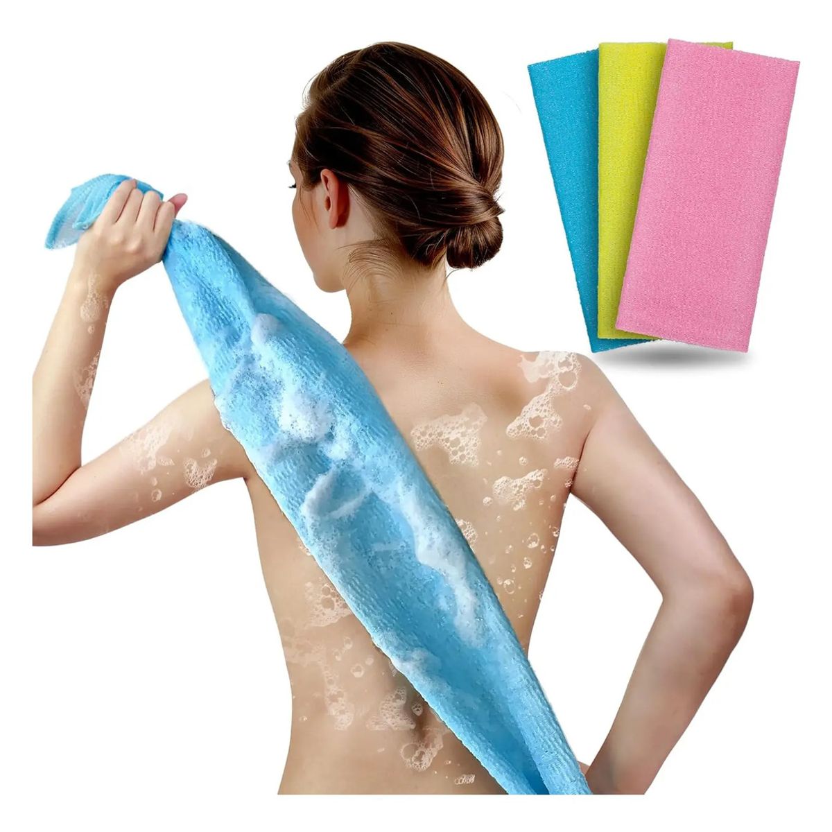 EINICIO - Paquete De 3 Paños Exfoliantes Exfoliante Corporal