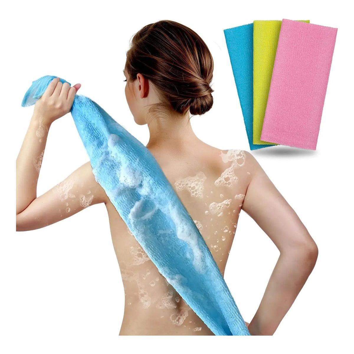 EINICIO - Paquete De 3 Paños Exfoliantes Exfoliante Corporal