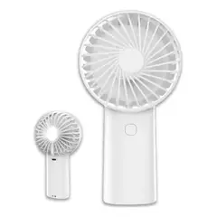 GENERICO - Ventilador Portatil De Mano Ventilador Mini Recargable-Blanco