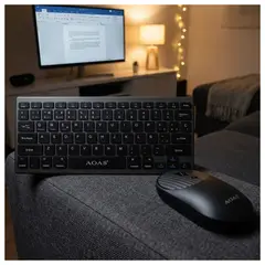 MALIK - Teclado Mouse Recargable Bluetooth A-1011B