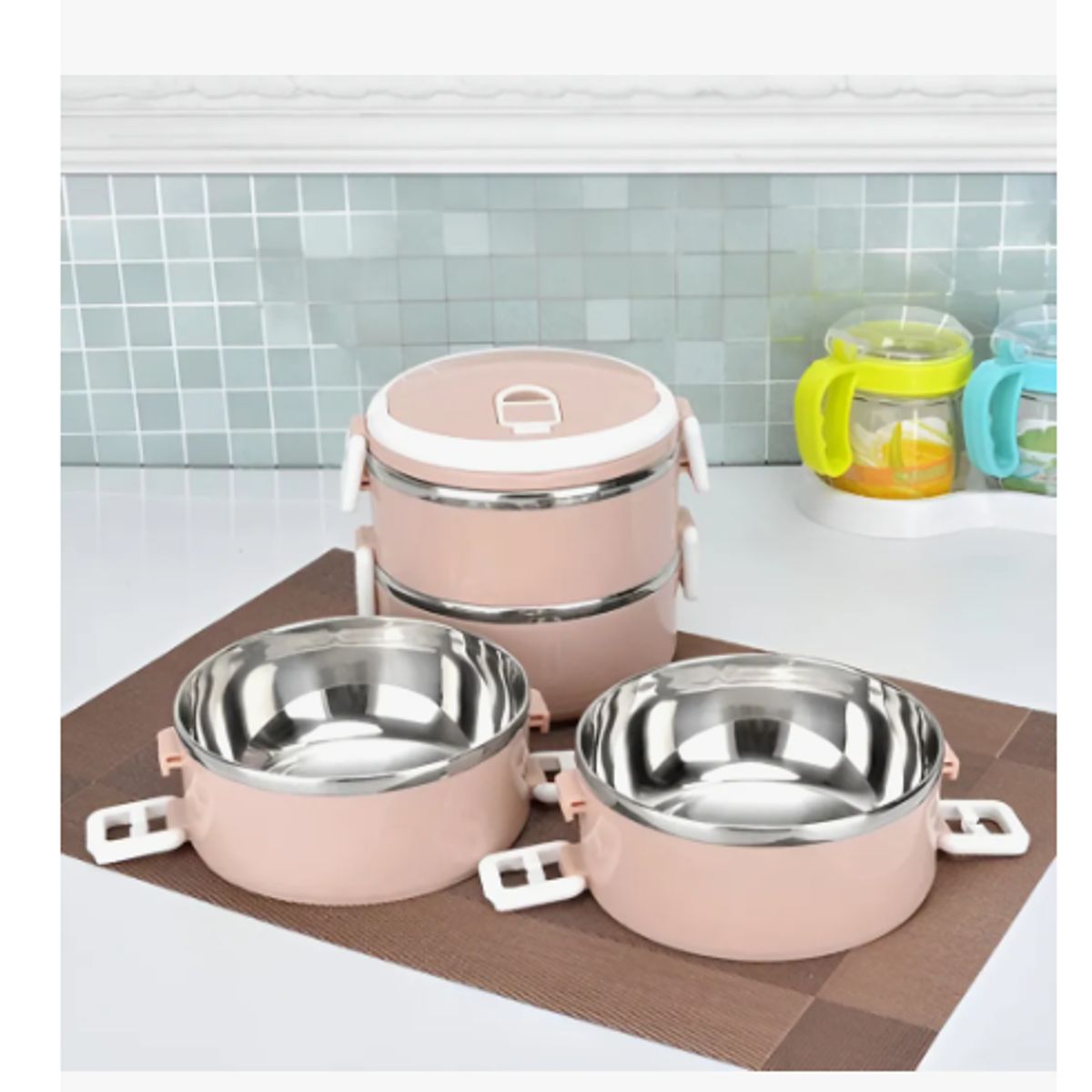 GENERICO - Caja Termo De Alimentos Térmica De Acero Inoxidable