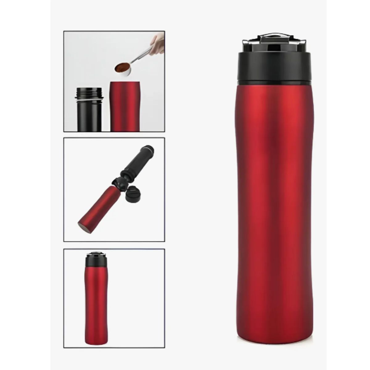 GENERICO - Termo Cafetera Portatil Prensa Francesa,portatil 350ml