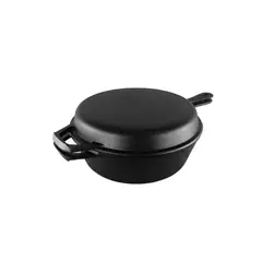 KINDA NICE - Cacerola + Sartén De Hierro Fundido Ø26cmx12
