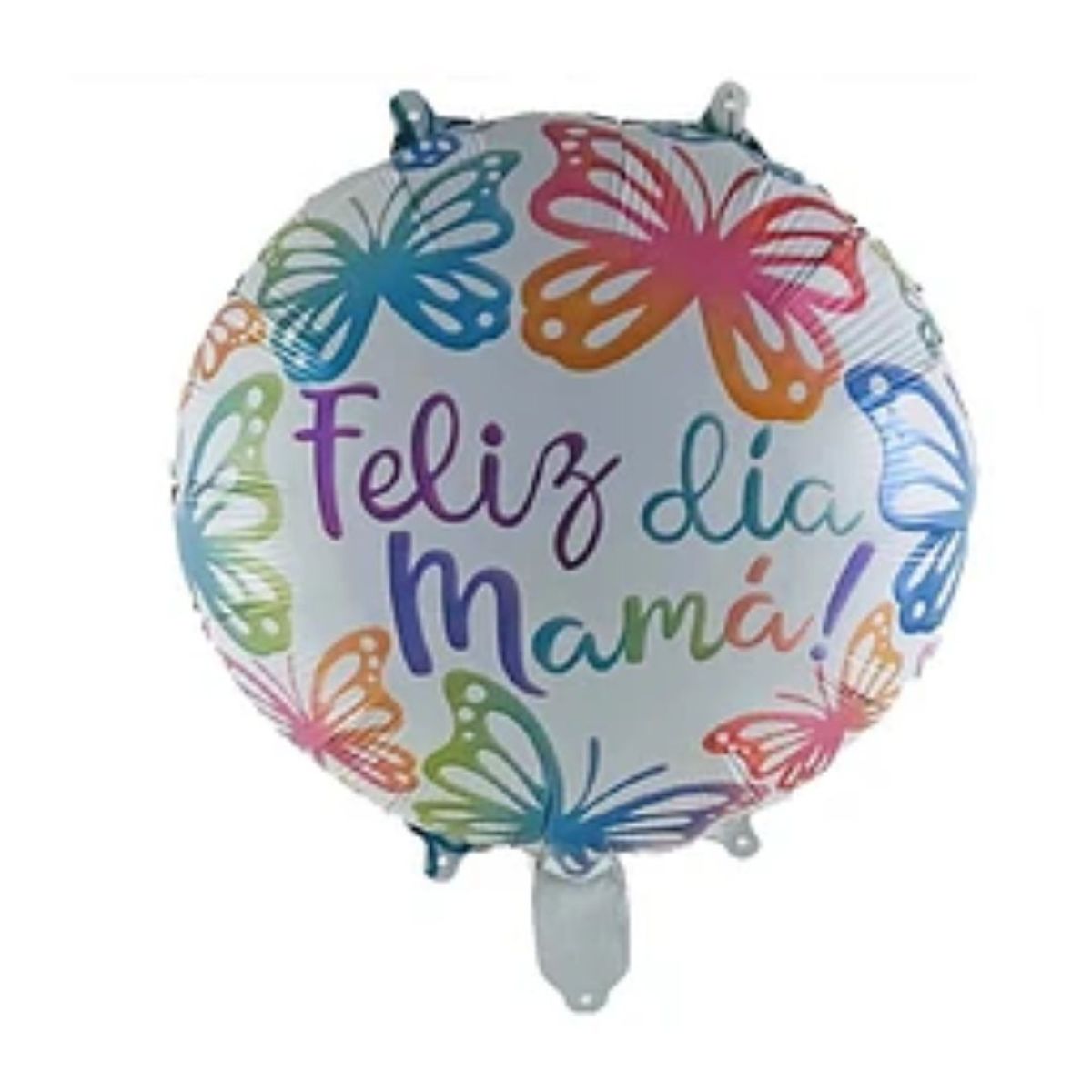 GENERICO - Globo metálico día de la madre blanco 45cm