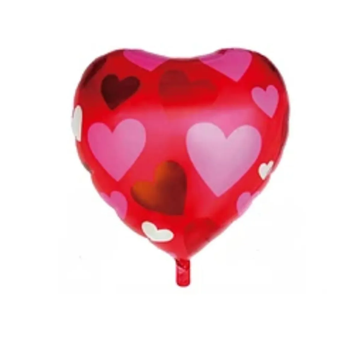 GENERICO - Globo metalico corazón rojo 22 pulgadas 53x63cm