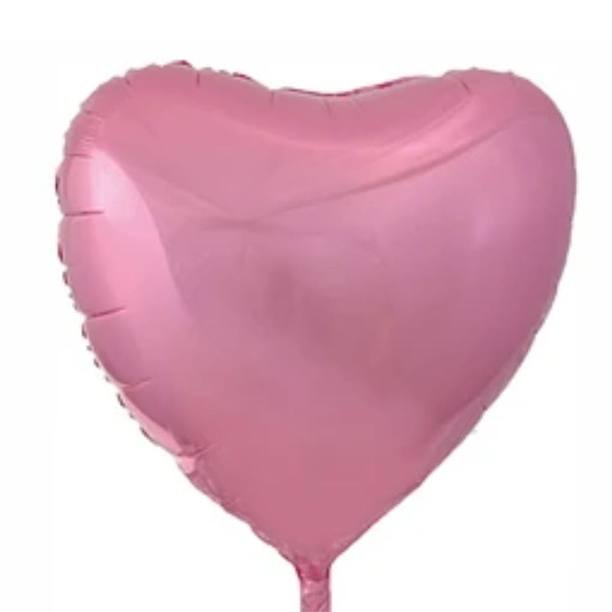 GENERICO - Globo metalico corazón rosa 60cm