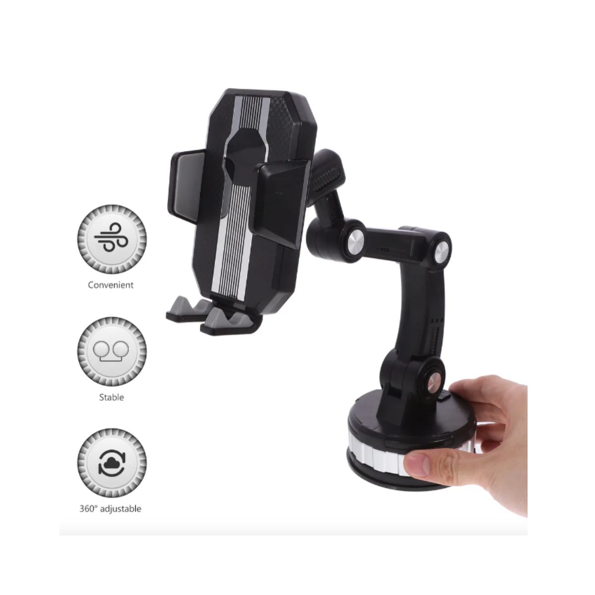 GENERICO - Soporte Para Celular Tablero Tipo Ventosa 360º Universal