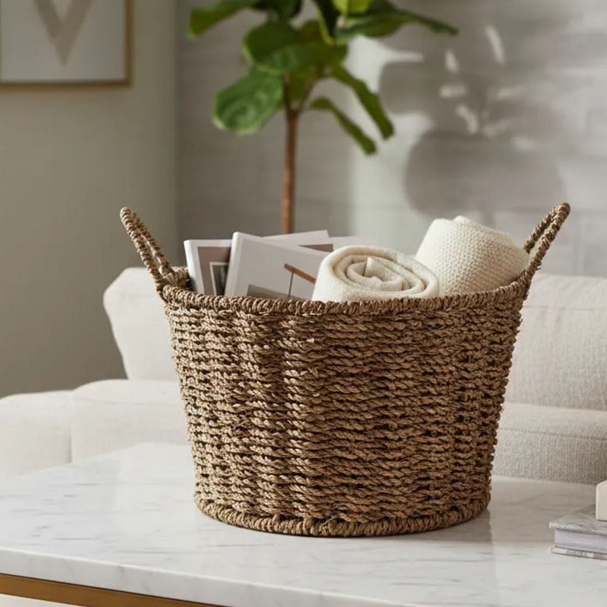 BRIC - Canasto Organizador Decorativo 27x15 Cm