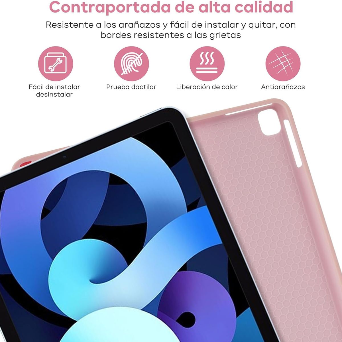 PUREPOWER - Funda con Teclado Español (Incluye Ñ) para Lenovo Idea Tab Pro de 12.7 pulgadas