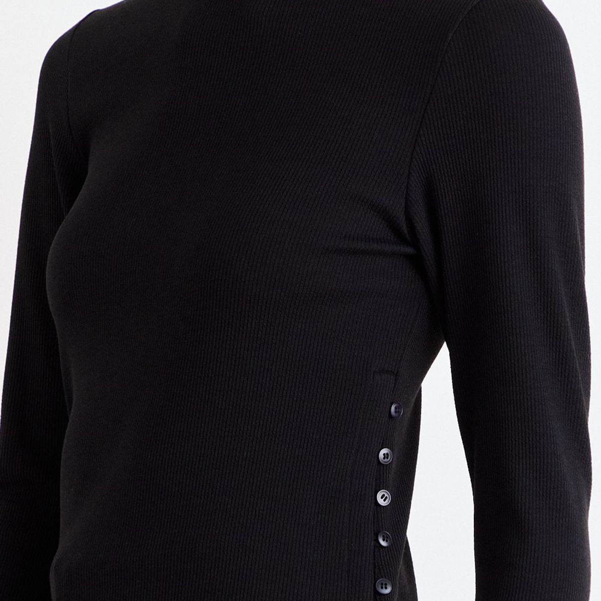IO - Polera Lisa Mujer Negro Io