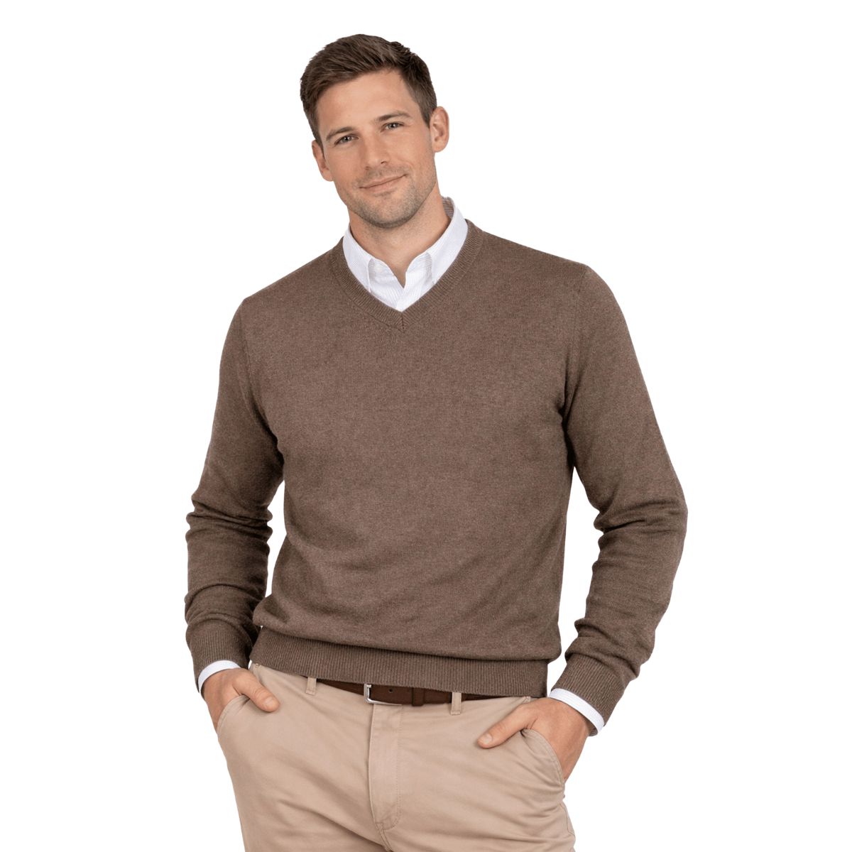 MOSS - Sweater cuello V Clásico