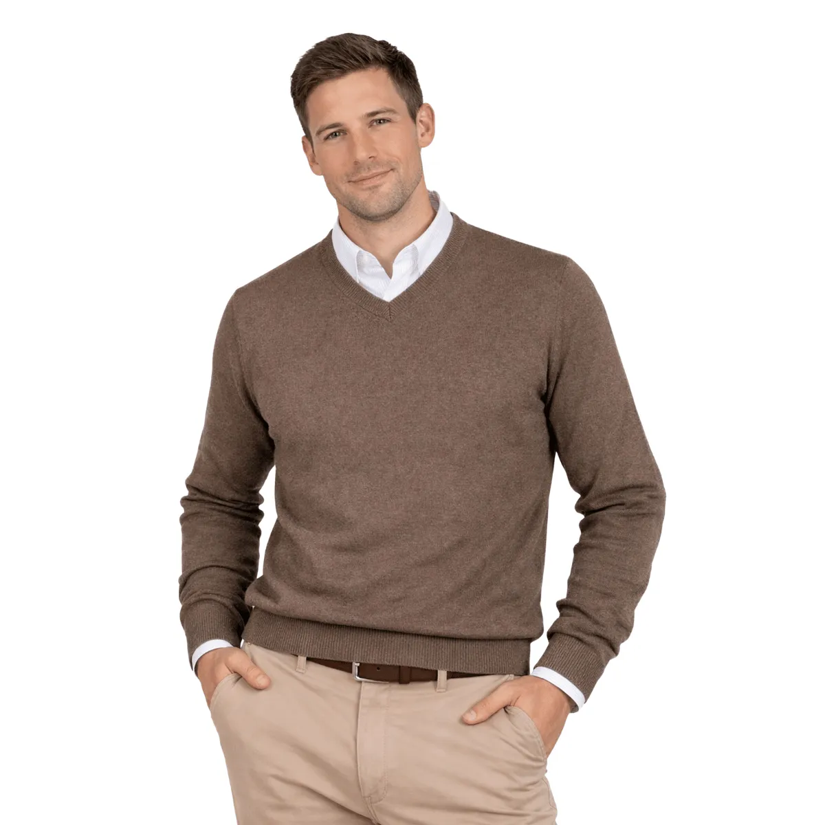 MOSS - Sweater cuello V Clásico