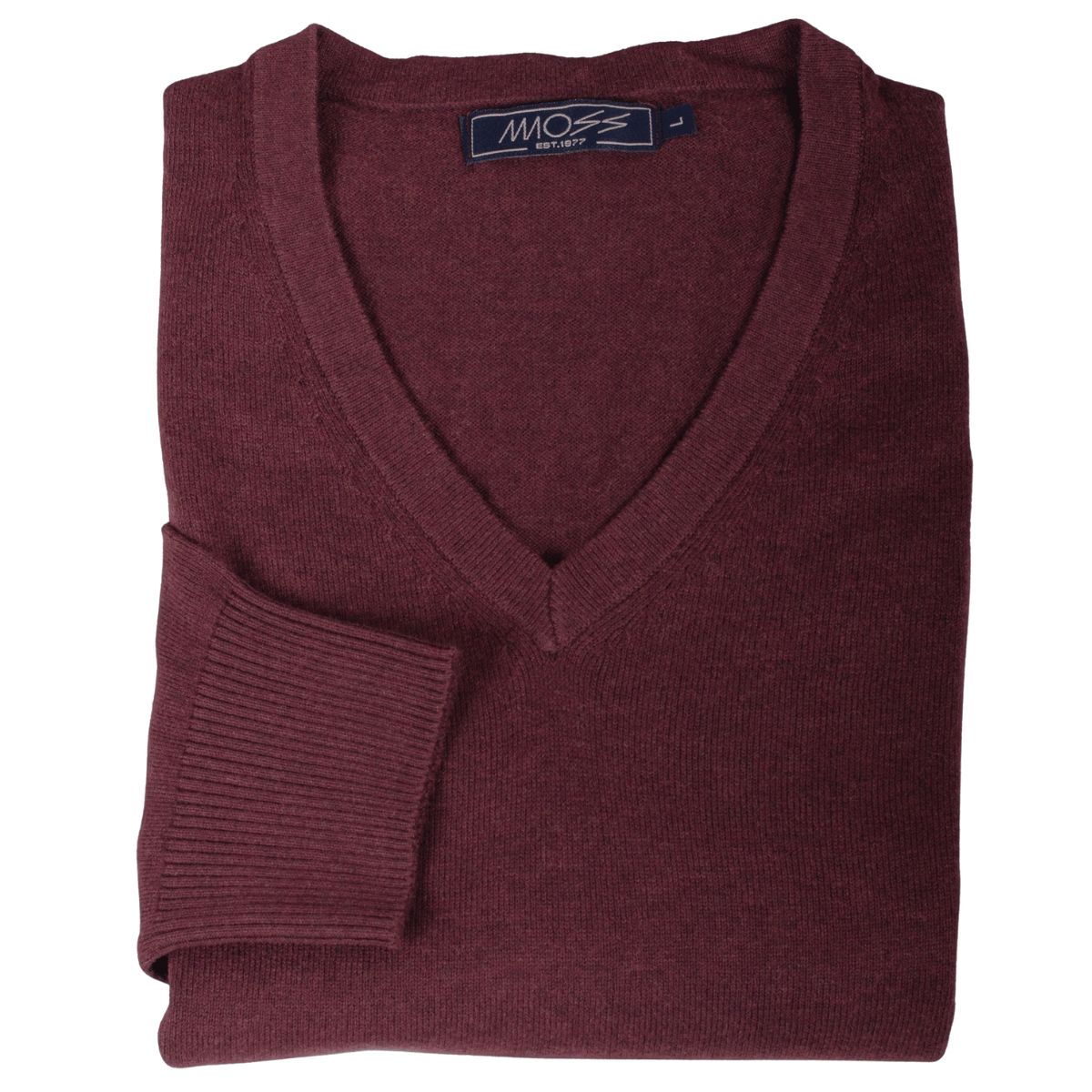 MOSS - Sweater cuello V Clásico