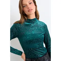 IO - Polera Fantasia Mujer Turquesa