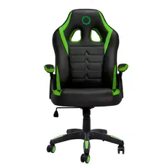 NIBIO - Silla Gamer Neon Reclinable Cuero PU Verde