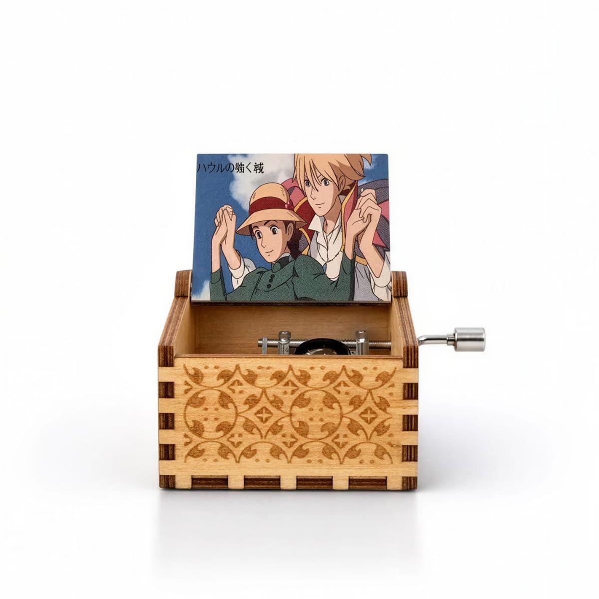 GENERICO - CAJA MUSICAL CASTILLO AMBULANTE PAREJA