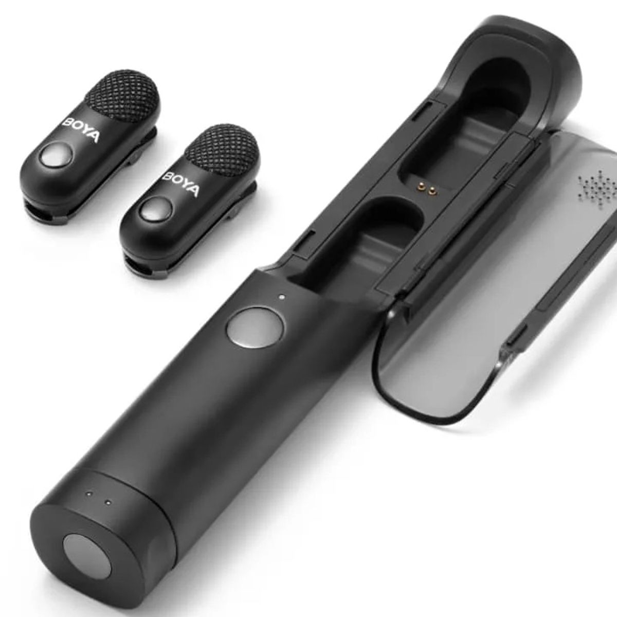 BOYA - Boya BY-BOYA MAGIC 02 Mini Micrófono Inalámbrico USB-C y Lightning Al-Powered