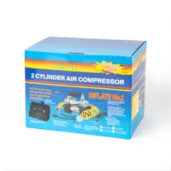 GENERICO - COMPRESOR DE AIRE PORTÁTIL DE DOBLE CILINDRO 628-4X4